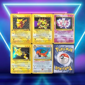 Wizards Black Star Promos 1/11 / Pikachu 1, Electabuzz 2, Mewtwo 3, Pikachu 4, Dragonite 5 / 1999-2002 / PROXY TCG card(s)