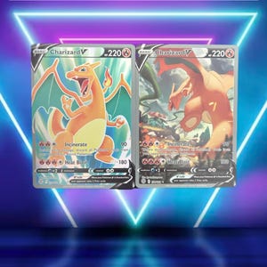 Brilliant Stars 2/2 / Charizard V 153/172, Charizard 154/172 / 2022 / PROXY TCG card(s)