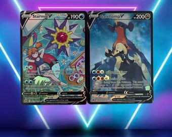 Starmie V Alt Art TG13/TG30 Astral Radiance Proxy Pokemon