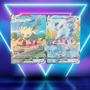 Evolving Skies 5/8 / Leafeon VMAX 205/203, Glaceon 209/203 / 2021 / PROXY TCG card(s)