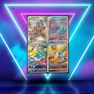 Space-time Smackdown 2/9 / Mamoswine 160, Gastrodon 161, Manaphy 162, Shinx 163/155 / A2 / 2024 / Carta(s) de bolso do PROXY Pokémon TCG