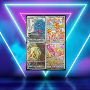 Cartas de bolsillo de Pokémon TCG: Space-Time Smackdown 1/9 / Tangrowth 156, Combee 157, Carnivine 158, Shaymin 159/155 / A2 / 2024 / PROXY