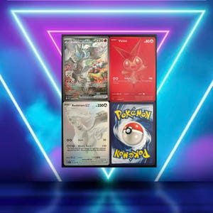White Flare 3/4 / Reshiram ex 166/086, Victini 172/086, Reshiram 173/086 / WHT / 2025 / PROXY TCG card(s)