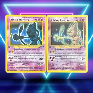 Shining Mewtwo (1º) / Neo Destiny / 109/105 / 2002 / Carta(s) Pokémon PROXY