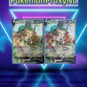 Leafeon V / Evolving Skies / 167/203 / 2021 / PROXY Pokémon-kaart(en)