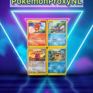 Nintendo Black Star Promos 5/10 / Torchic 017, Mudkip 018, Whismur 019, Ludicolo 020 / 2003-2006 / PROXY TCG card(s)