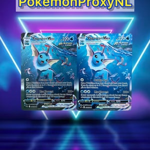 Vaporeon VMAX / Spada e Scudo Promos / SWSH182 / 2021 / Carta/e Pokémon PROXY