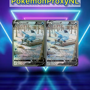 Glaceon V / Evolving Skies / 175/203 / 2021 / PROXY Pokémon-kaart(en)