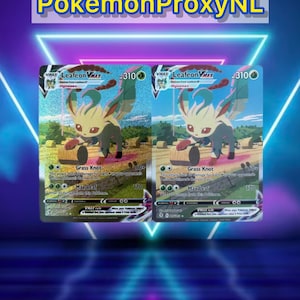 Leafeon VMAX / Evolving Skies / 205/203 / 2021 / Carta/e Pokémon PROXY