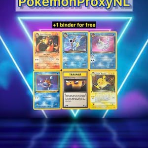 Complete Team Rocket Set (1st) bundle / Team Rocket Set / 1/82 - 83/82 / 1999 / PROXY TCG card(s)