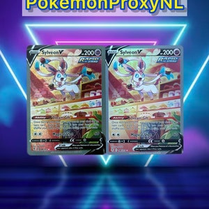Sylveon V / Evolving Skies / 184/203 / 2021 / PROXY Pokémon-kaart(en)