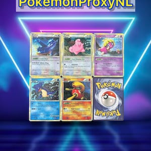 HeartGold & SoulSilver HGSS Promos 3/5 / Latios 11, Cleffa 12, Smoochum 13, Lapras 14, Shuckle 15 / 2010 / Carta/e PROXY TCG