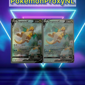 Dragonite V / Evolving Skies / 192/203 / 2021 / Carta/e Pokémon PROXY