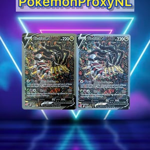 Giratina V / Lost Origin / 186/196 / 2022 / PROXY Pokémon-kaart(en)
