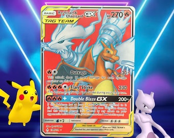 ポケモンカードゲーム Reshiram & Charizard GX TAG TEAM Reshiram & Charizard GX (Secret) - SM - Unbroken Bonds
