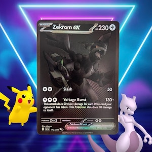 Black Bolt 3/4 / Zekrom ex 166/086, Victini 171/086, Zekrom 172/086 / BLK / 2025 / PROXY TCG card(s)