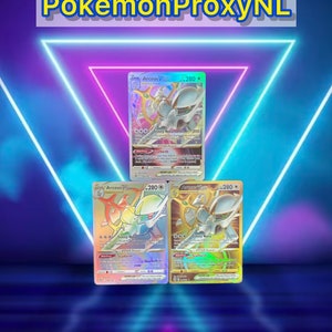 Arceus Vstar 123/172 - Arceus Vstar 176/172 (regenboog) - Arceus Vstar 184/172 / Brilliant Stars / 2021 / PROXY Pokémon-kaart(en)