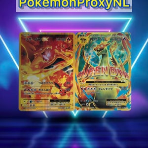 The 20th Anniversary 2/4 / Charizard ex 090/087, Charizard ex 091/087 SR CP6 (Japanese) / 2016 / PROXY TCG card(s)