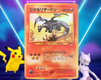 Shining Charizard Neo Destiny 1st Edition Gold Metal Pokemon