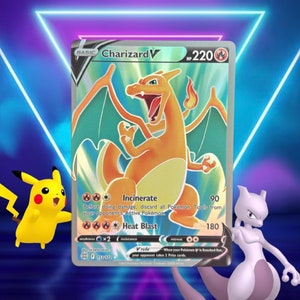 Charizard V / Brilliant Stars / 153/172 / 2022 / PROXY Pokémon-kaart