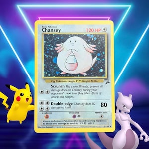 Chansey / Base Set 2 / 3/130 / 2000 / PROXY TCG card(s)