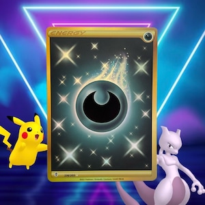 Darkness Energy ENERGY / Evolving Skies / 236/203 / 2021 / PROXY Pokémon-kaart