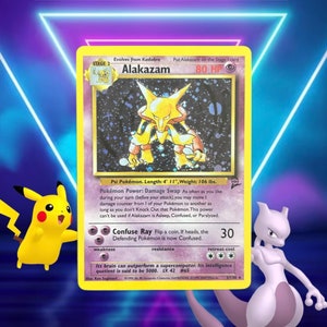 Alakazam / Base Set 2 / 1/130 / 2000 / PROXY TCG card(s)