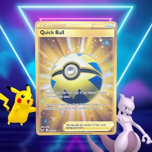 Quick Ball TRAINER / Schwert & Schild / 216/202 / 2020 / PROXY Pokémon Karte
