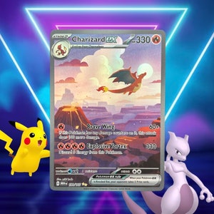 Charizard ex / 151 (MEW) / 199/165 / 2023 / PROXY Pokémon-kaart