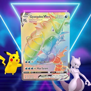 Gyarados VMAX (regenboog) / Evolving Skies / 207/203 / 2021 / PROXY Pokémon-kaart