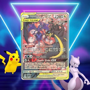 Naganadel & Guzzlord GX / Cosmic Eclipse / 224/236 / 2019 / PROXY TCG card(s)
