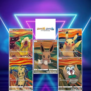 Sun & Moon Promos Set [Munch: A Retrospective] (SM-P) (Japanese) / 286/Sm-P - 290/Sm-P / 2016-2019 / PROXY TCG card(s)