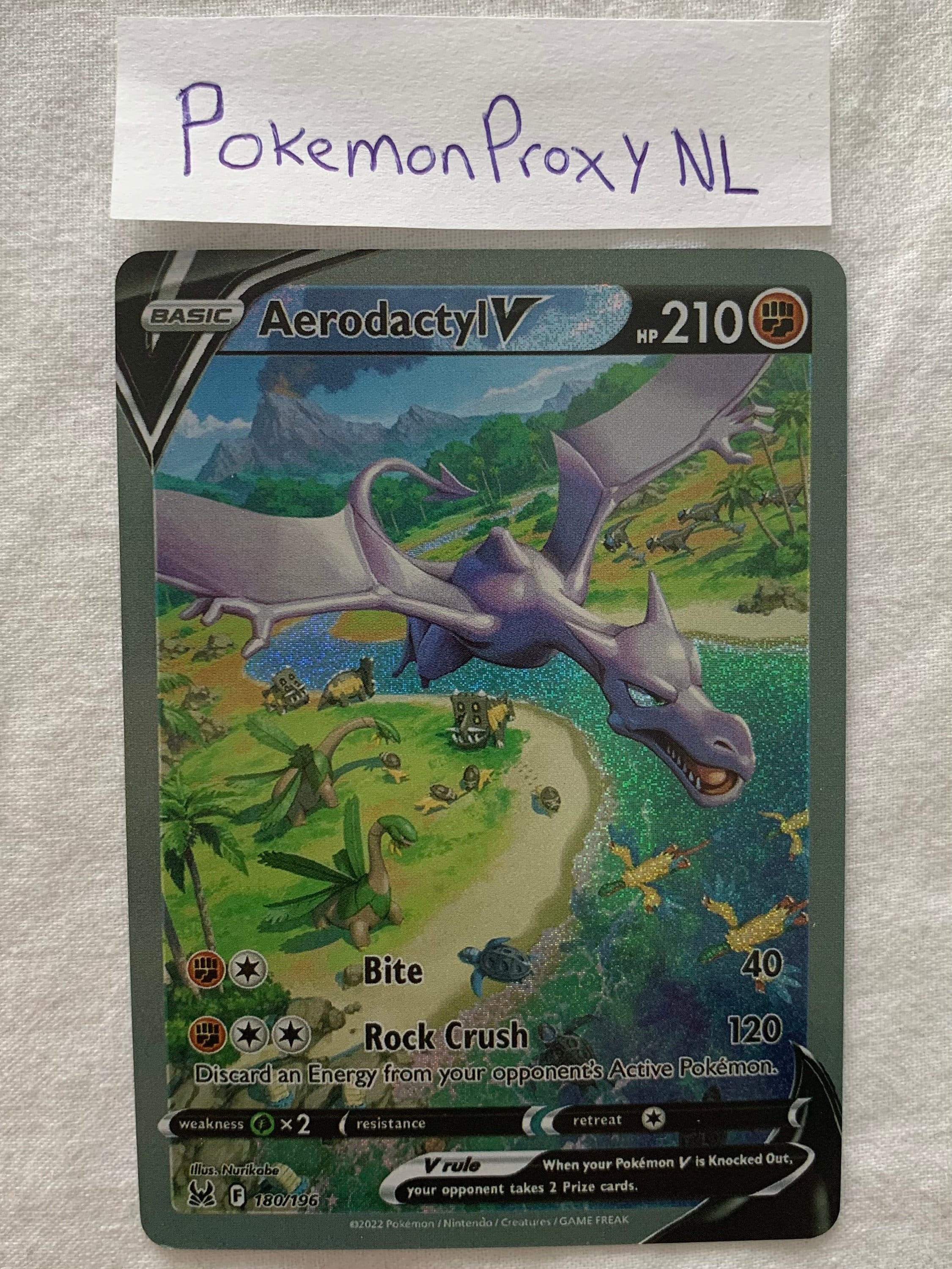 Aerodactyl V #180 Prices, Pokemon Lost Origin