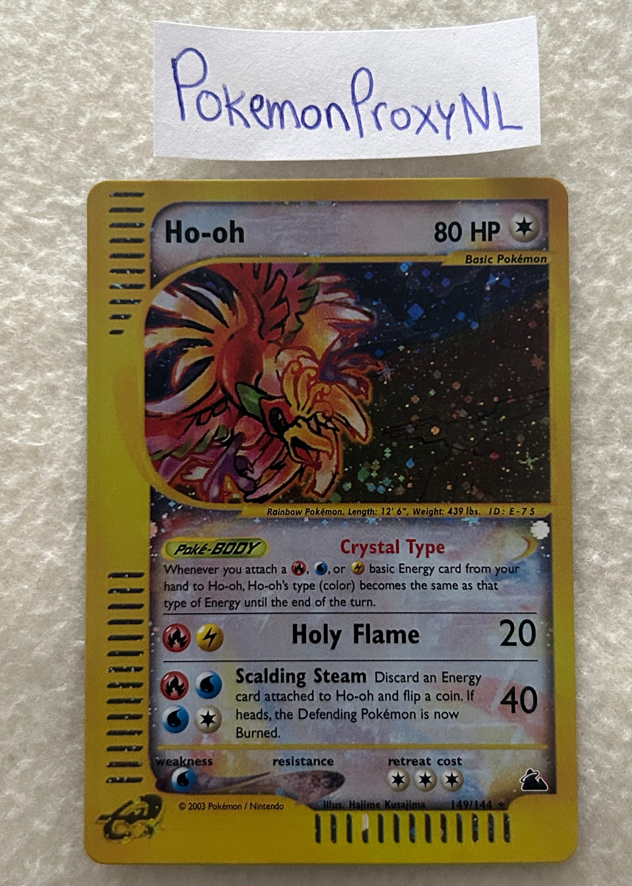 Check the actual price of your Ho-Oh HGSS01 Pokemon card