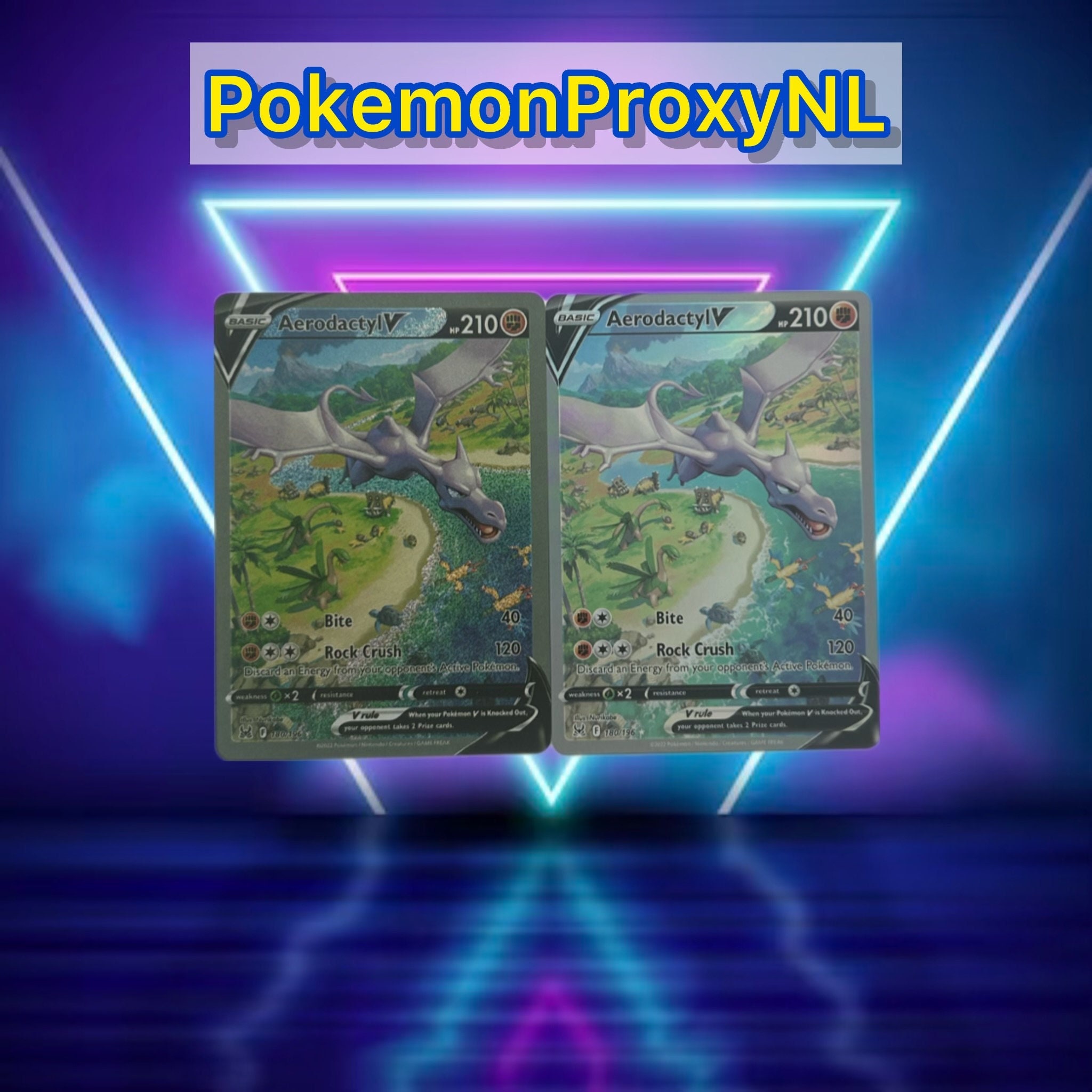 ポケモンカードゲーム Aerodactyl V from Lost Origin Pokemon - Aerodactyl V - 179/196 Lost Origin Full Art Card