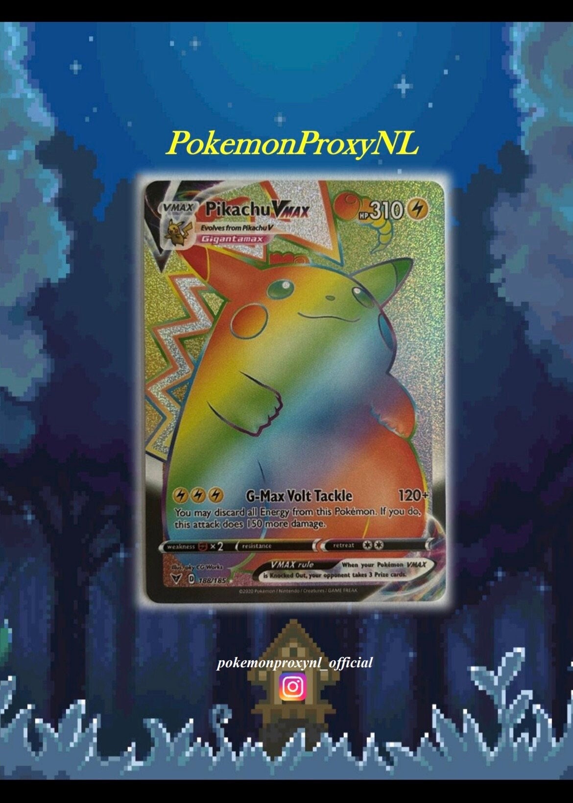 Metal Rainbow Glitter Collectibles, Rainbow Pokemon Cards