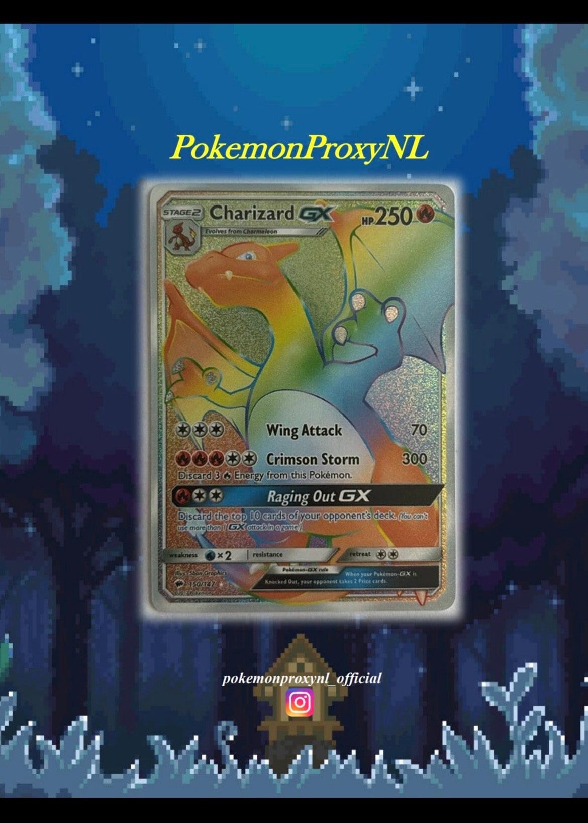 Alakazam gx Charizard gx ex vmax v Pokémon card Orica -  Portugal