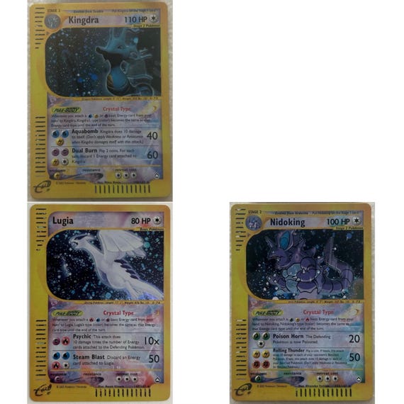 Aquapolis Set (AQ) / H1/147 - 150/147 / 2003 / PROXY TCG Card(s) - Etsy