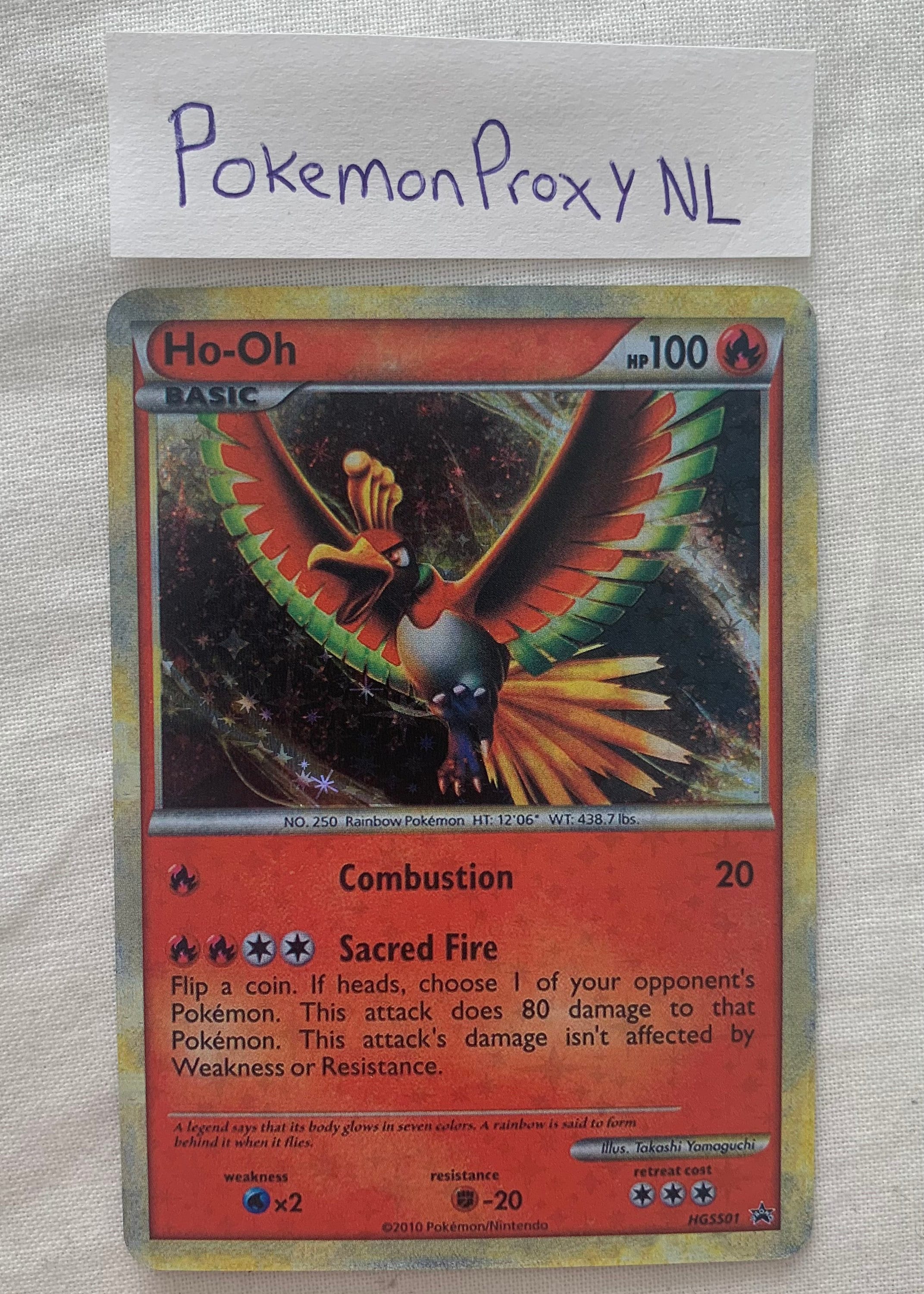 Check the actual price of your Ho-Oh HGSS01 Pokemon card