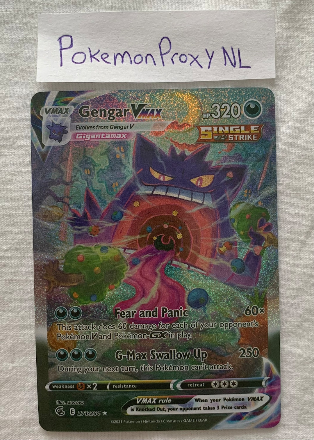 Gengar-VMAX (271/264), Busca de Cards