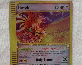 Ho-oh (crystal) / Skyridge / 149/144 / 2003 / PROXY Pokémon Ho-oh (crystal) / Skyridge / 149/144 / 2003 / PROXY Pokémon