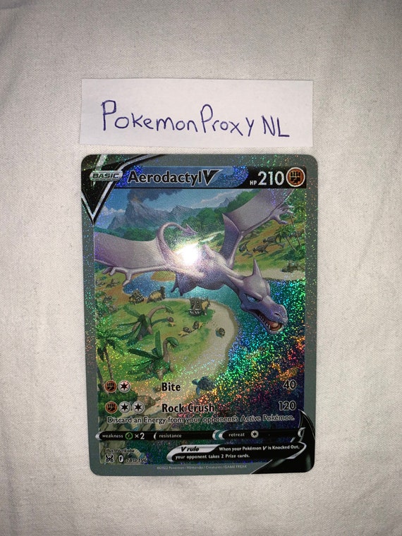 Aerodactyl V 180/186 Lost Origin Alternative Art Proxy 