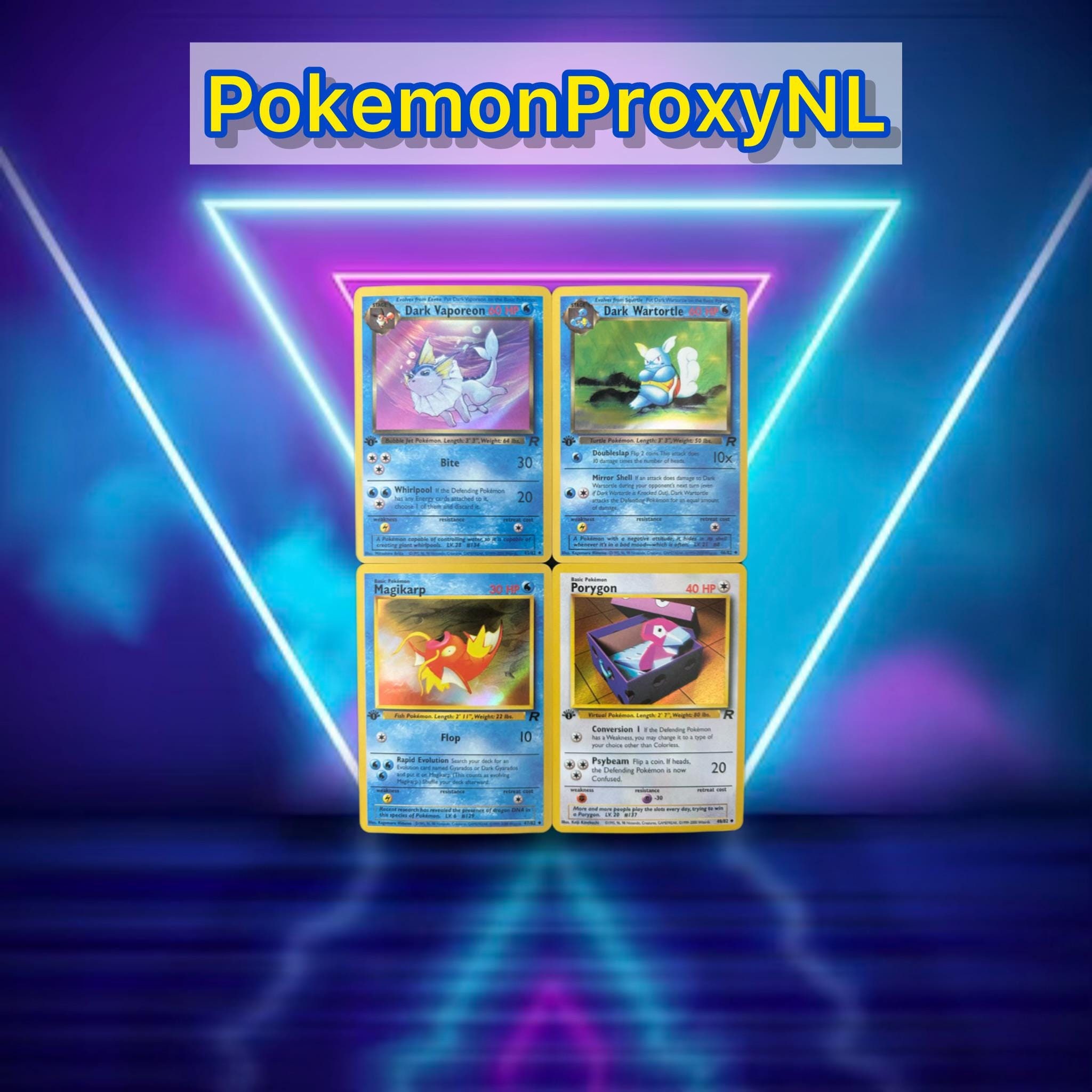 英語版初期 ポケモンカード Vaporeon holo 1st Edition Vaporeon