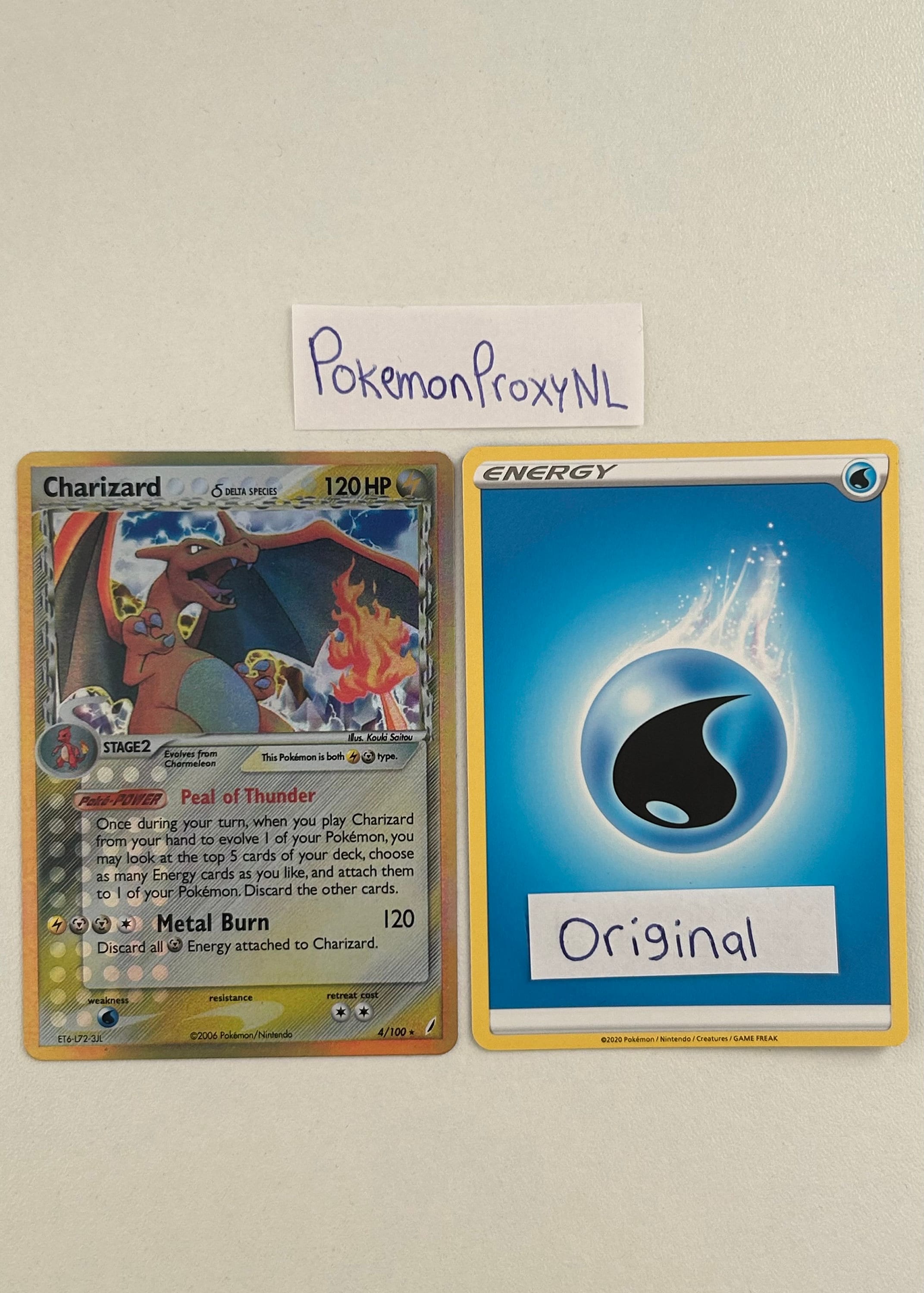 Charizard / Crystal Guardians / 4/100 / 2006 / PROXY Pokémon Charizard / Crystal Guardians / 4/100 / 2006 / PROXY Pokémon