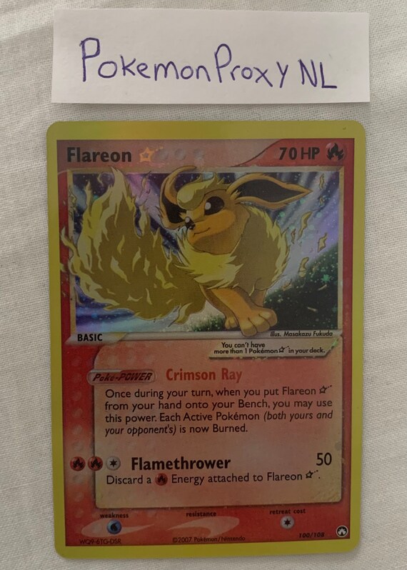 Flareon (gold Star) / Power Keepers / 100/108 / 2007 / PROXY