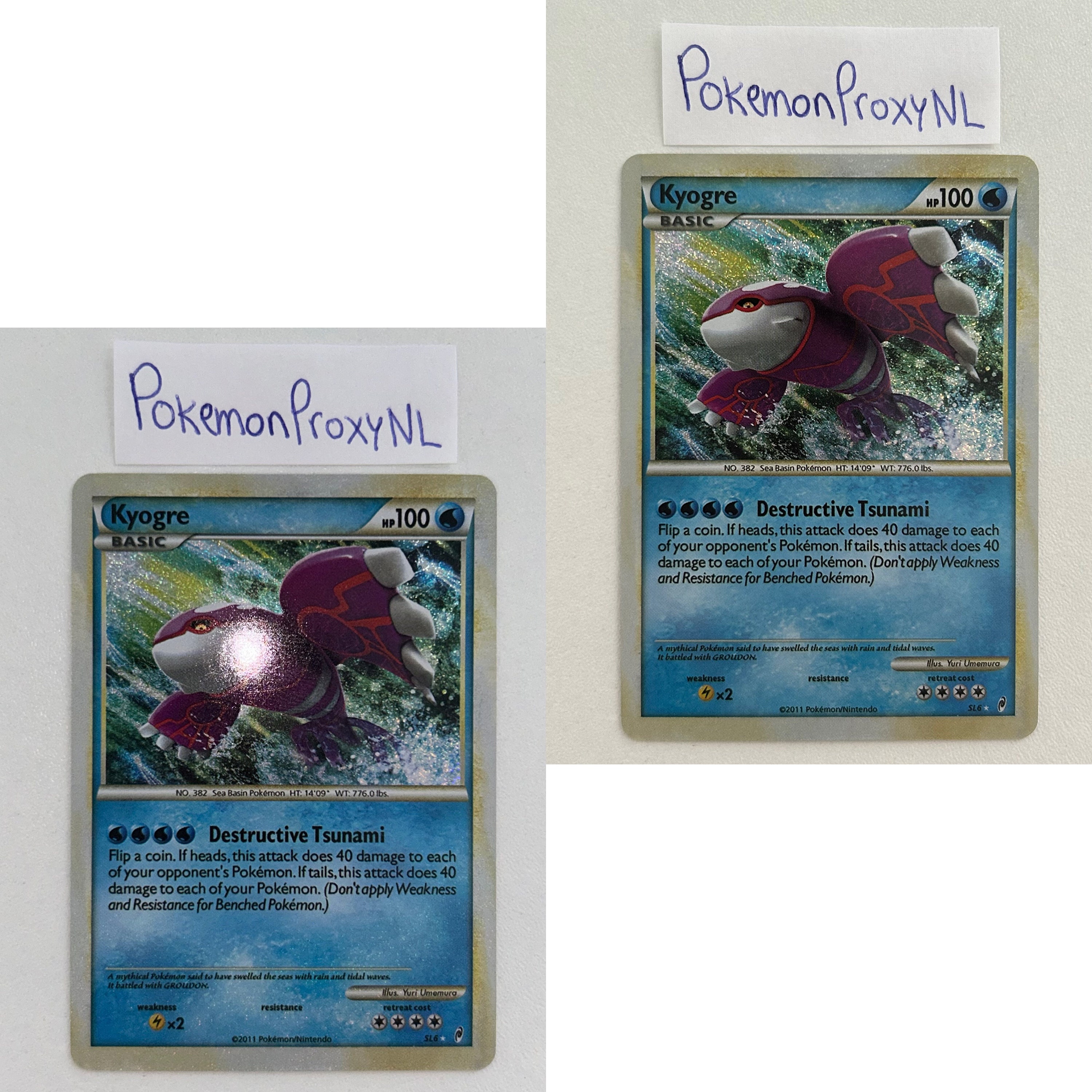 ポケモンカードゲーム Kyogre SL6 & Groudon SL4 Kyogre SL6 & Groudon SL4 Pokémon TCG Call of Legends Shiny