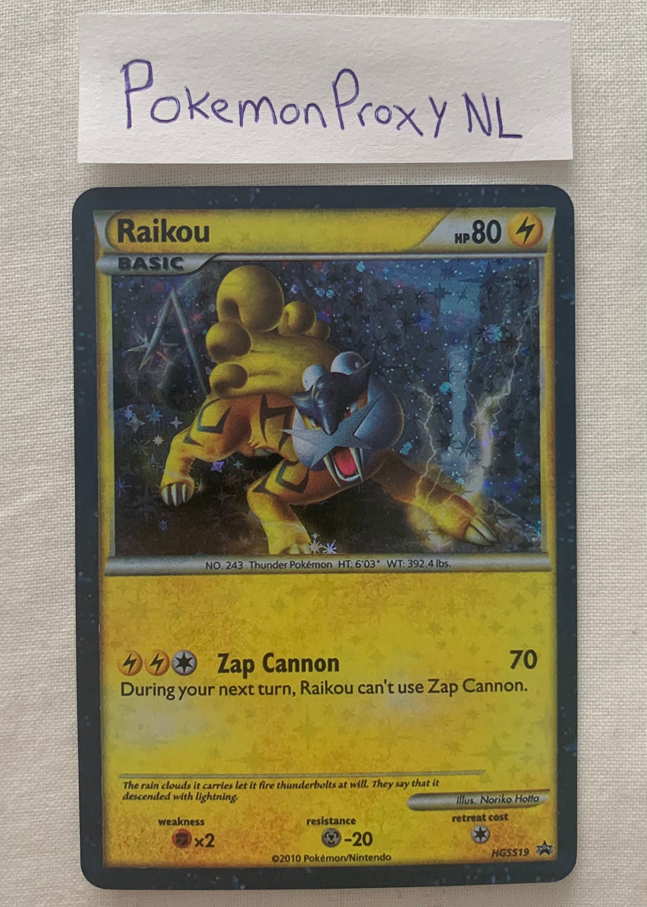 Raikou - HGSS19 - HGSS Promos - Pokemon