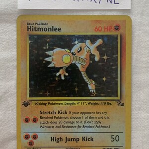 Bruno's Shiny Hitmonlee Gym Heroes Revival Handmade Holo 