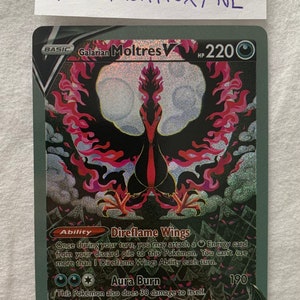 Galarian Moltres V Alternative Art Chilling Reign PROXY Super 