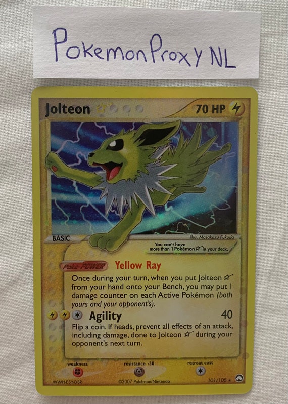 Jolteon 101/108 ポケモンカード Jolteon Gold Star - Ex Power Keepers - Pokemon | TrollAndToad
